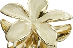 ebelin Haarklammer Blume, weiß Gold-Optik für 3,95 €