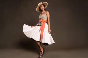 Policarpo Dirndlkleid Modell Iris aus der Kollektion 2021