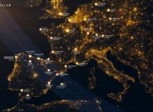 Unistellar Sonnenfinsternis Europa Karte