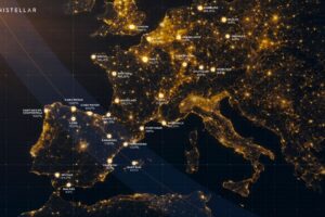 Unistellar Sonnenfinsternis Europa Karte