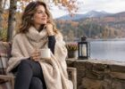 Besonders im Herbst Ponchos gehen fast immer