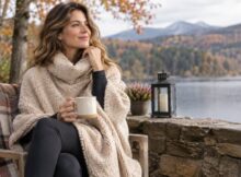 Besonders im Herbst Ponchos gehen fast immer